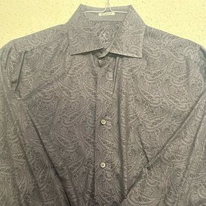 Bugatchi Men’s Dress Shirt, 16 neck